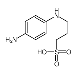 3-(4-aminoanilino)propane-1-sulfonic acid结构式
