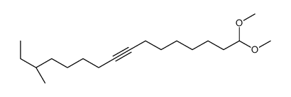 1,1-Dimethoxy-14-methyl-8-hexadecyne Structure