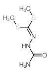 [bis(methylsulfanyl)methylideneamino]urea Structure