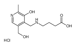 3-carboxypropyl-[[3-hydroxy-5-(hydroxymethyl)-2-methylpyridin-4-yl]methyl]azanium,chloride Structure