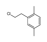 2-(2-氯乙基)-1,4-二甲基苯结构式