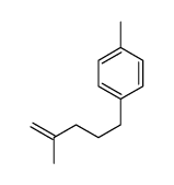 1-Methyl-4-(4-methyl-4-pentenyl)benzene结构式