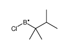 chloro(2,3-dimethylbutan-2-yl)boron Structure