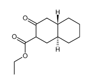 (+/-)-3-oxo-(4arH.8atH)-decahydro-naphthoic acid-(2ξ)-ethyl ester结构式
