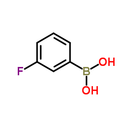 3-Fluorobenzeneboronic acid structure