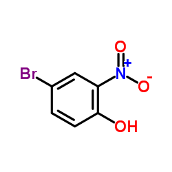 4-溴-2-硝基苯酚结构式
