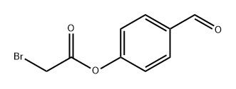 Acetic acid, 2-bromo-, 4-formylphenyl ester结构式