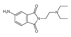 5-amino-2-(2-diethylaminoethyl)-1H-isoindole-1,3(2H)-dione Structure