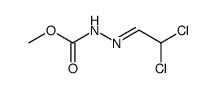 dichloroacetaldehyde methoxycarbonylhydrazone Structure
