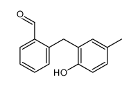Benzaldehyde, 2-[(2-hydroxy-5-methylphenyl)methyl]- (9CI)结构式