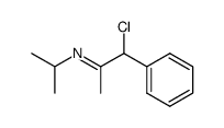 (E)-1-chloro-N-isopropyl-1-phenylpropan-2-imine结构式