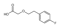 [[2-(4-fluorophenyl)ethyl]oxy]acetic acid结构式