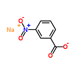Sodium 3-nitrobenzoate Structure