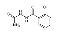 2-(2-CHLOROBENZOYL)HYDRAZINECARBOTHIOAMIDE结构式