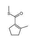 S-Methyl 2-Methylcyclopentene-1-thioate Structure