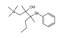 2,3-dimethyl-3-(phenylselanyl)-1-(trimethylsilyl)hexan-2-ol Structure