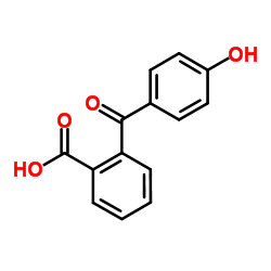 2-(4-羟基苯甲酰)苯甲酸结构式