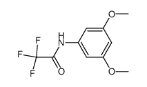 N-(3,5-dimethoxyphenyl)trifluoroacetamide结构式