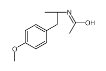 Acetamide, N-[(1R)-2-(4-Methoxyphenyl)-1-Methylethyl]-结构式