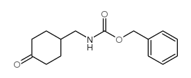 (4-氧代-环己基甲基)-氨基甲酸苄酯结构式