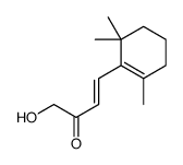 1-hydroxy-4-(2,6,6-trimethylcyclohexen-1-yl)but-3-en-2-one结构式