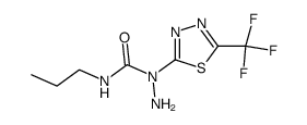 4-n-propyl-2-(5-trifluoromethyl-1,3,4-thiadiazol-2-yl)semicarbazide Structure