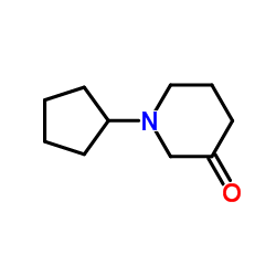 1-环戊基哌啶-3-酮结构式