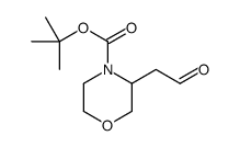 N-boc-3-(2-氧代乙基)吗啉结构式