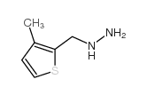 1-[(3-甲基噻吩-2-基)甲基]肼结构式