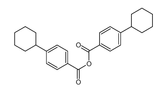 (4-cyclohexylbenzoyl) 4-cyclohexylbenzoate Structure
