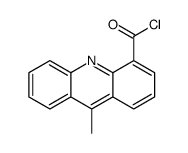 9-methylacridine-4-carbonyl chloride Structure