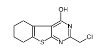 5,6,7,8-四氢-2-氯甲基-(1)苯并噻吩(2,3-d)嘧啶-4(1H)-酮结构式
