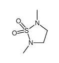 2,5-dimethyl-1,2,5-thiadiazolidine 1,1-dioxide结构式