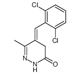 5-[1-(2,6-Dichloro-phenyl)-meth-(E)-ylidene]-6-methyl-4,5-dihydro-2H-pyridazin-3-one结构式