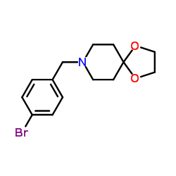 8-(4-Bromobenzyl)-1,4-dioxa-8-azaspiro[4.5]decane Structure