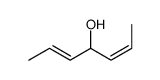 2,5-Heptadien-4-ol, (E,Z) Structure