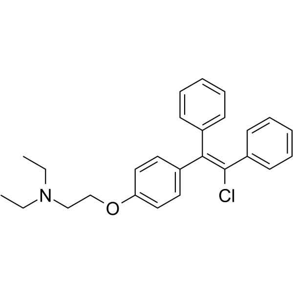 氯米芬结构式