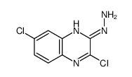 2,6-Dichloro-3-hydrazinoquinoxaline Structure
