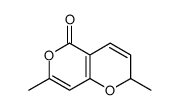 2,7-dimethyl-2H-pyrano[4,3-b]pyran-5-one Structure