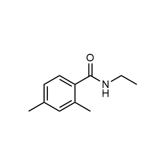 N-乙基-2,4-二甲基苯甲酰胺结构式
