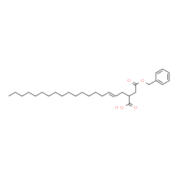 benzyl hydrogen 2-octadecenylsuccinate Structure