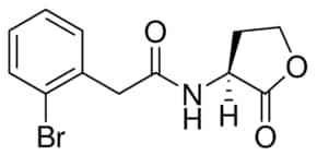 2-溴-N-[(3S)-四氢-2-氧代-3-呋喃基]-苯乙酰胺结构式