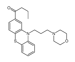 1-[10-(3-morpholin-4-ylpropyl)phenothiazin-2-yl]butan-1-one Structure