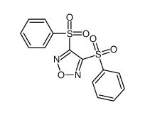 3,4-bis(benzenesulfonyl)-1,2,5-oxadiazole结构式