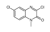 3,6-dichloro-1-methylquinoxalin-2(1H)-one结构式