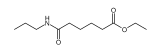 N-propyl-adipamic acid ethyl ester Structure