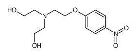 bis-(2-hydroxy-ethyl)-[2-(4-nitro-phenoxy)-ethyl]-amine结构式