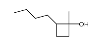 2-butyl-1-methyl-cyclobutanol Structure