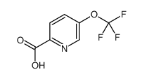 5-三氟甲氧基吡啶-2-甲酸结构式