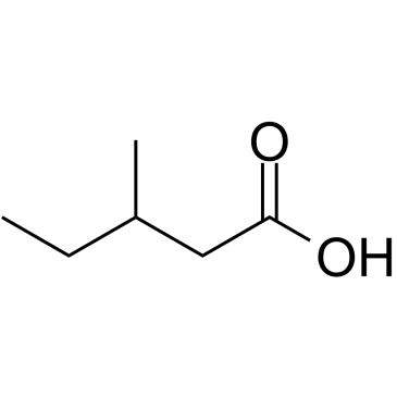 3-Methylvaleric Acid structure